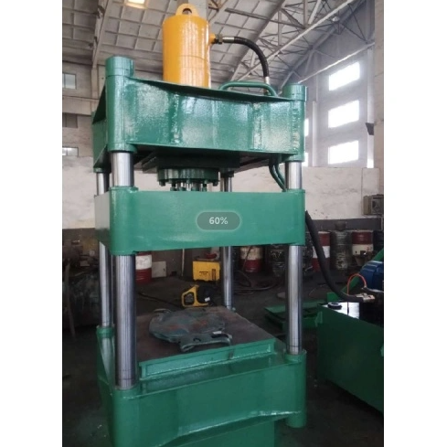 Gas tank flattening machine