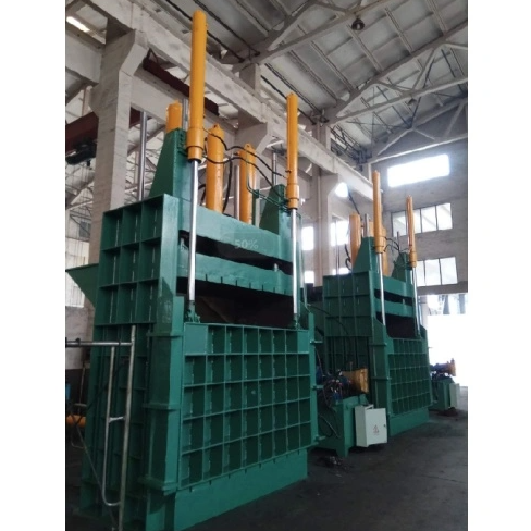 Waste tire bundling machine