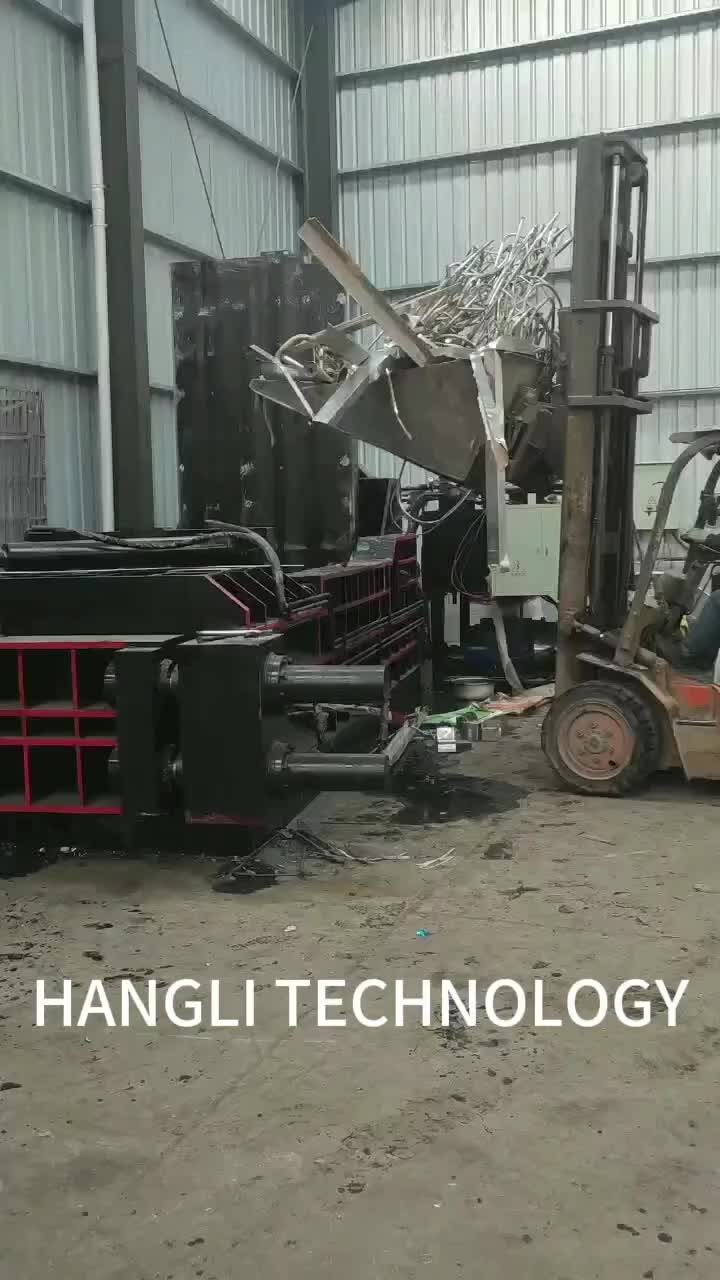 Metal Scrap Baler Waste Stainless Steel Baler